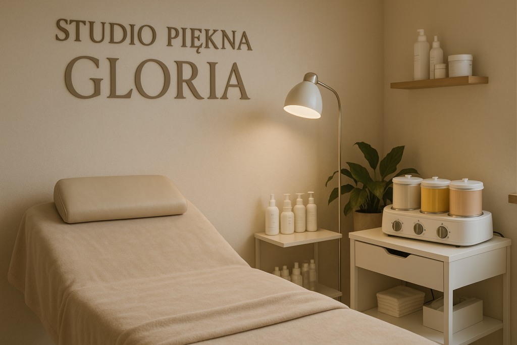 Wnętrze salonu w Rzeszowie przygotowane do depilacji bikini woskiem